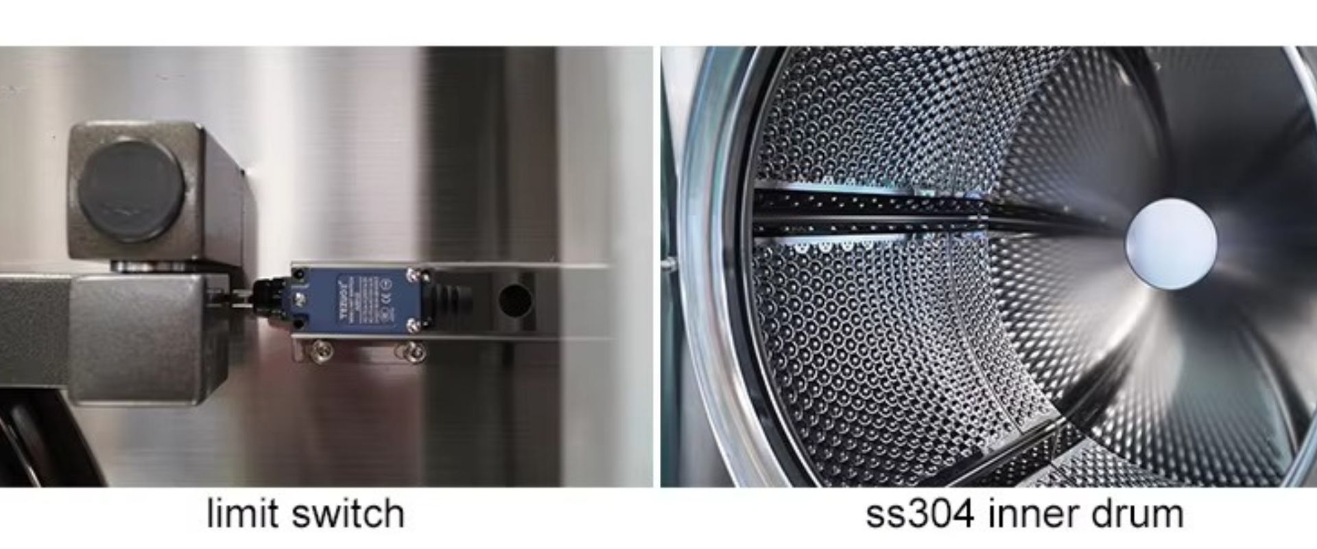 Hệ thống khoá an toàn cho máy giặt công nghiệp