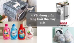 4 Vật dụng giúp tăng tuổi thọ máy giặt