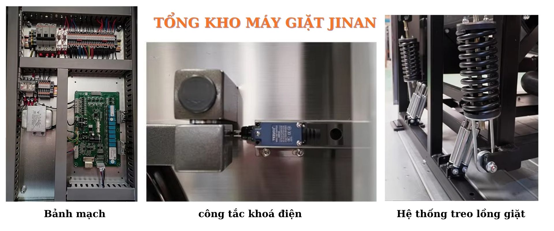 Hệ thống điện máy giặt công nghiệp