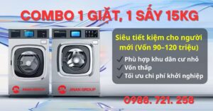 Combo 1 giặt, 1 sấy 15kg