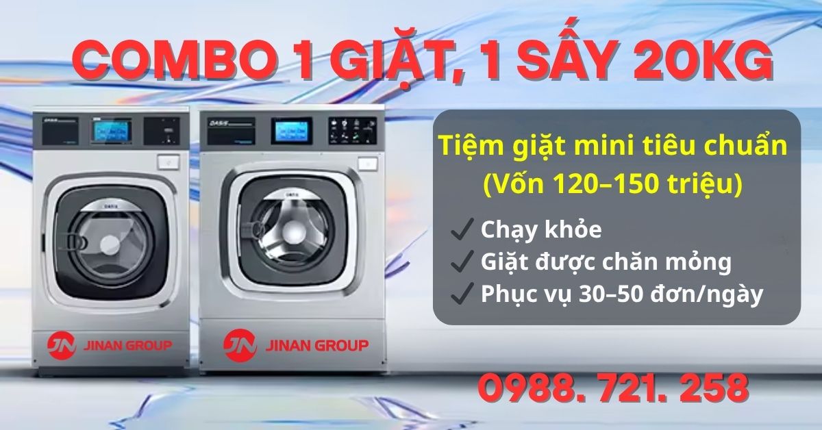 Combo 2 giặt, 1 sấy 20kg