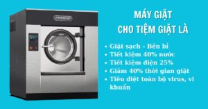 Máy giặt công nghiệp cho tiệm giặt là