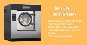 Máy giặt công nghiệp cho xưởng may