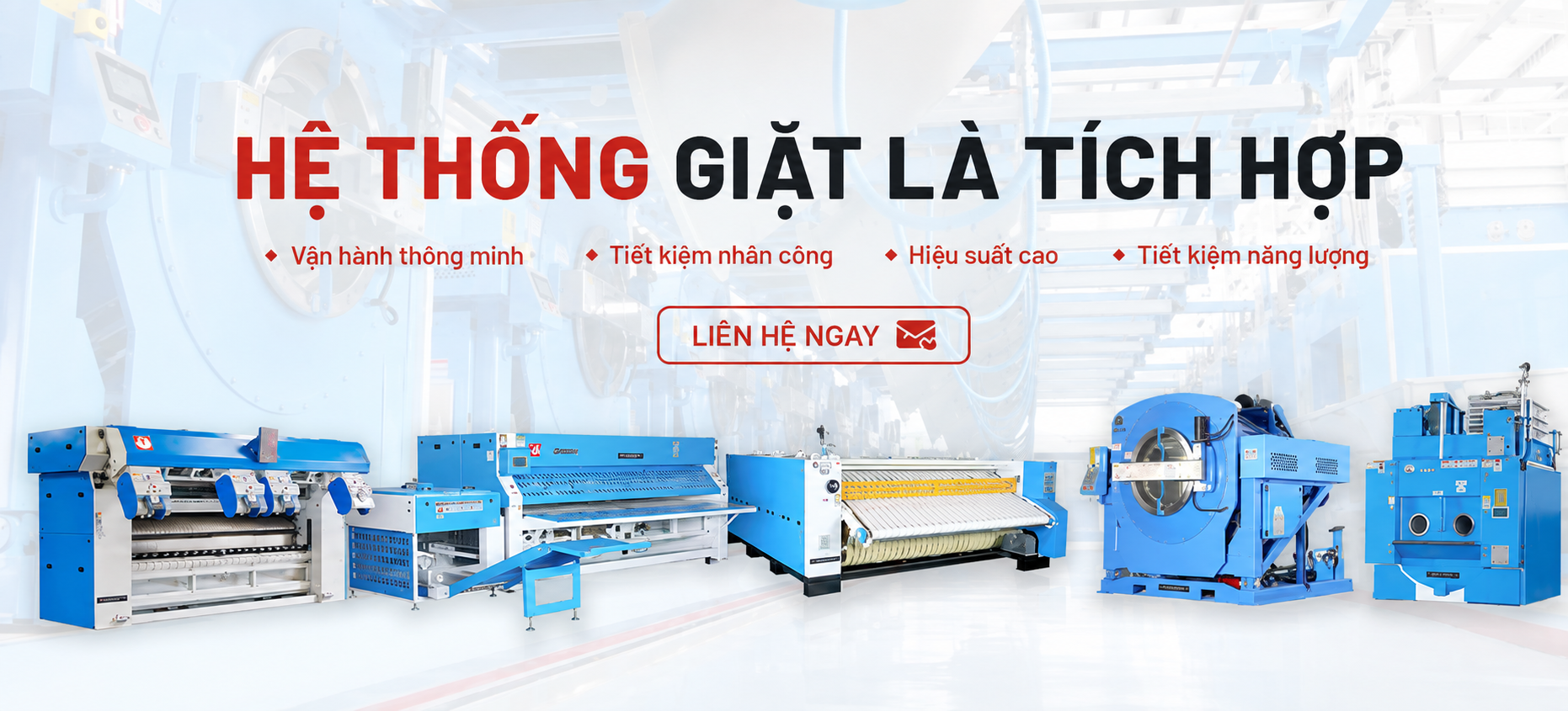 Hệ thống giặt là công nghiệp