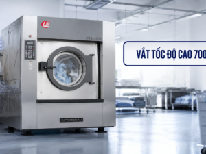 Máy giặt công nghiệp 100kg vắt tốc độ 700 vòng phút