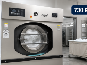Máy giặt công nghiệp 50kg tốc độ vắt 730 vòng phút