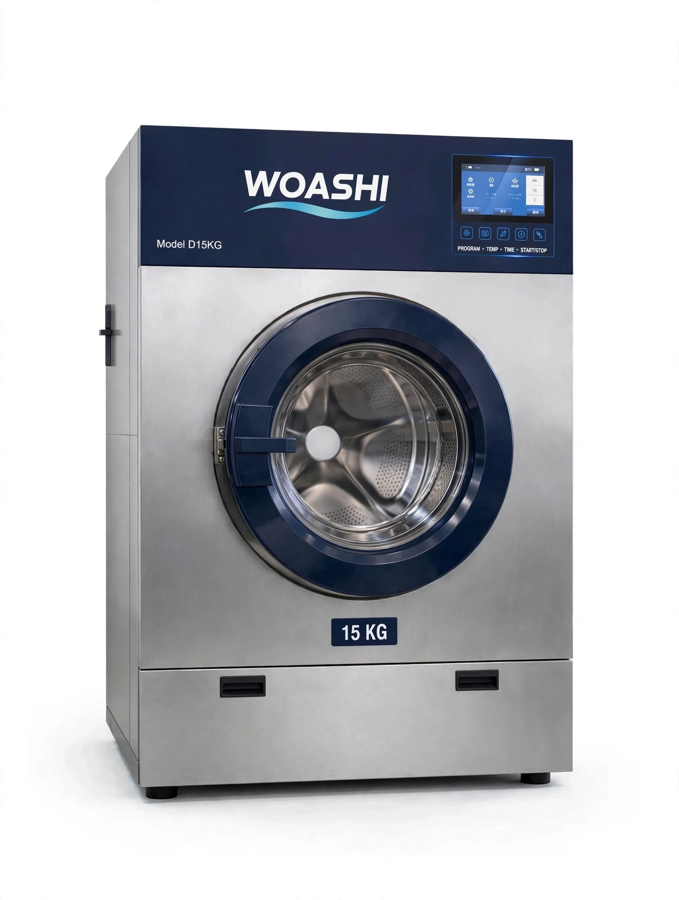 Máy sấy WOASHI D15 15kg HG300 tumble dryer cửa 180 độ khay lọc bụi lớn làm mát chống nhăn trong tiệm giặt