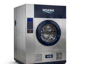 Máy giặt công nghiệp 10kg cho tiệm giặt là nhỏ - WOASHI WS-10F giặt 1 chăn đông 1 mẻ, tiết kiệm 40% điện nước