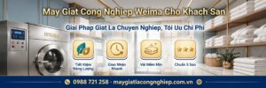 Máy Giặt Công Nghiệp Weima Cho Khách Sạn – Giải Pháp Giặt Là Chuyên Nghiệp, Tối Ưu Chi Phí
